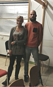 me and Claudia Fugazza